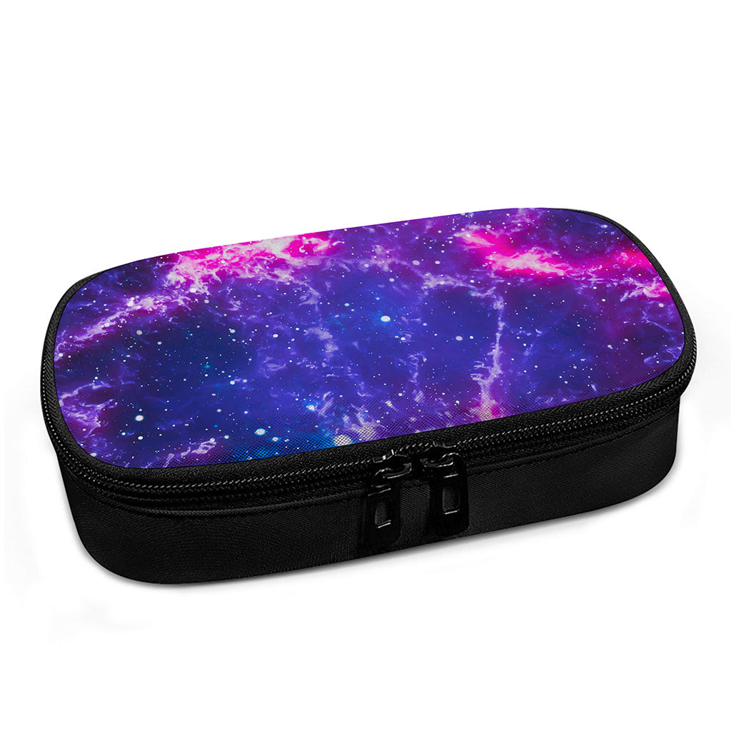 Dark Purple Universe Galaxy Space Print Insulin Cooler Travel Case