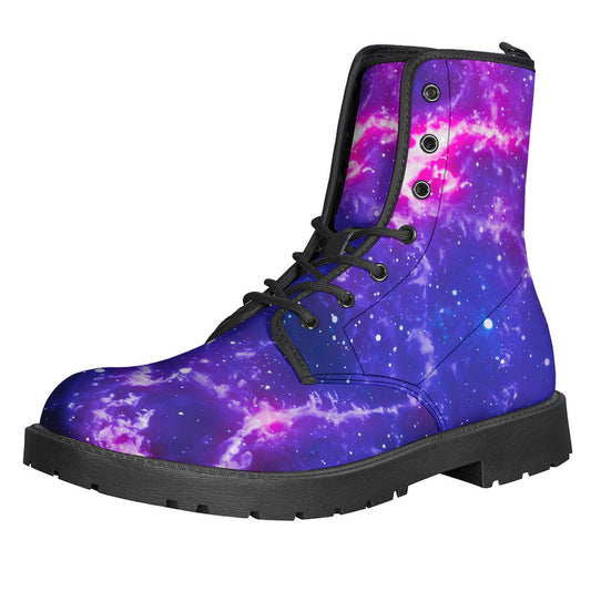 Dark Purple Universe Galaxy Space Print Backpack