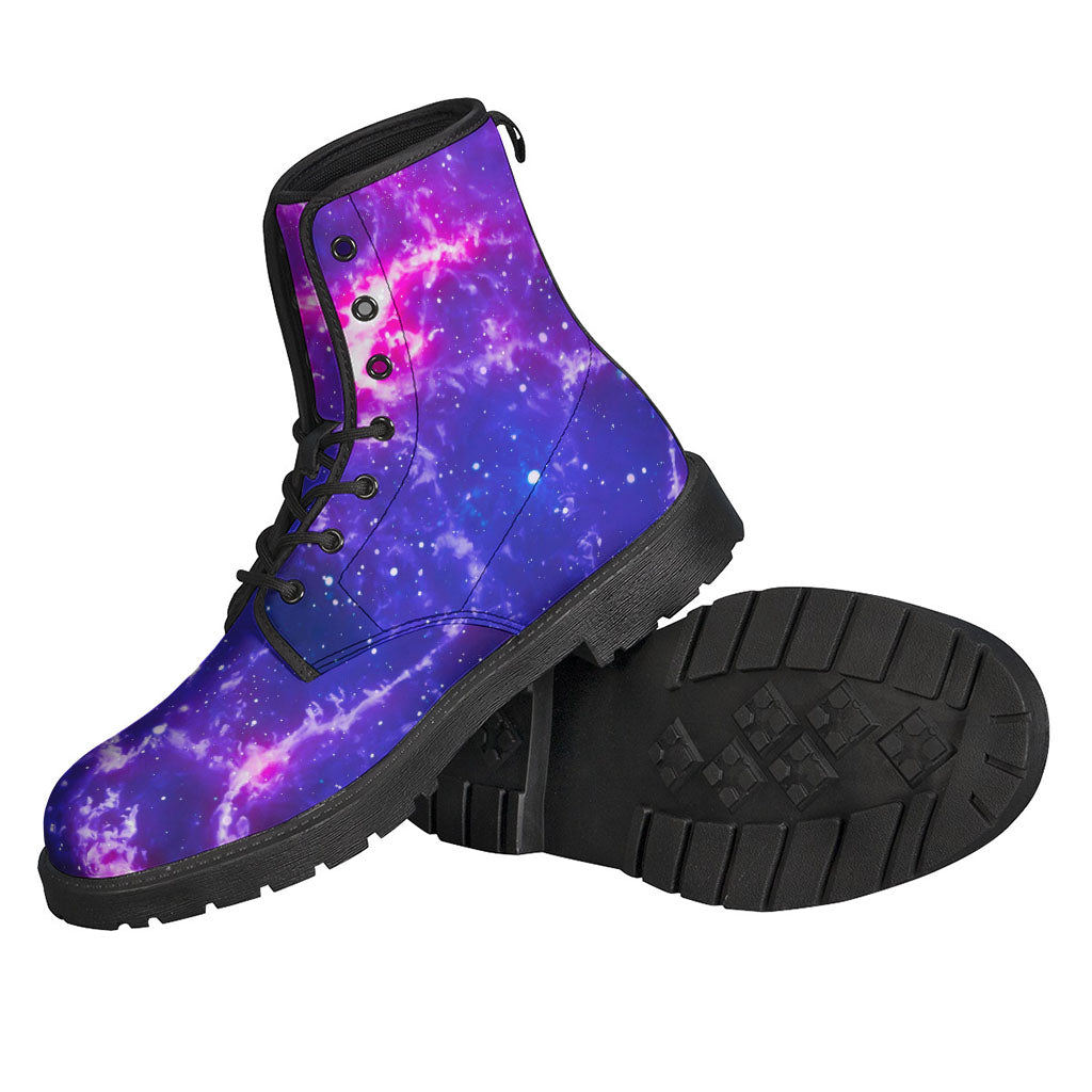 Dark Purple Universe Galaxy Space Print Backpack