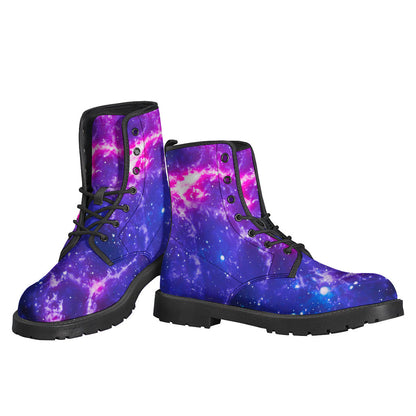 Dark Purple Universe Galaxy Space Print Backpack