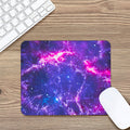 Dark Purple Universe Galaxy Space Print Mouse Pad