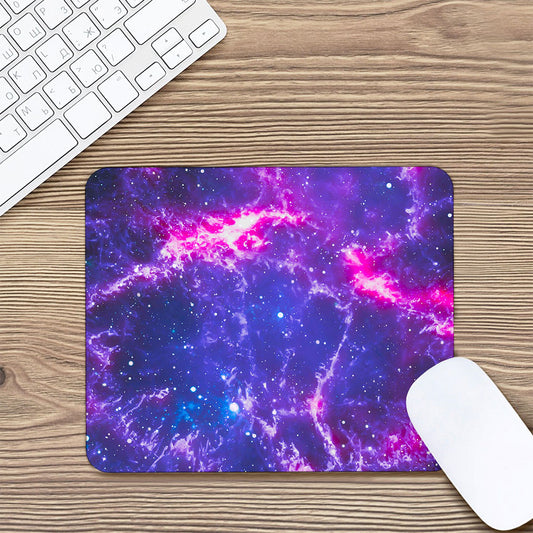 Dark Purple Universe Galaxy Space Print Mouse Pad