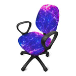 Dark Purple Universe Galaxy Space Print Office Chair Cover