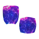 Dark Purple Universe Galaxy Space Print Office Chair Cover