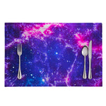 Dark Purple Universe Galaxy Space Print Placemat