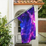 Dark Purple Universe Galaxy Space Print Polyester Flag
