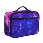 Dark Purple Universe Galaxy Space Print Portable Lunch Bag
