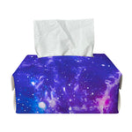 Dark Purple Universe Galaxy Space Print Rectangle Tissue Box Cover