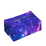 Dark Purple Universe Galaxy Space Print Rectangle Tissue Box Cover