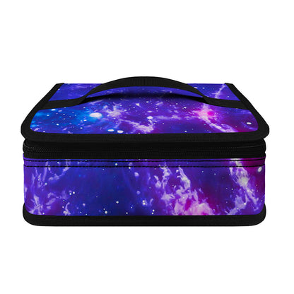 Dark Purple Universe Galaxy Space Print Small Lunch Bag