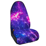 Dark Purple Universe Galaxy Space Print Waterproof Car Seat Cover