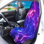 Dark Purple Universe Galaxy Space Print Waterproof Car Seat Cover