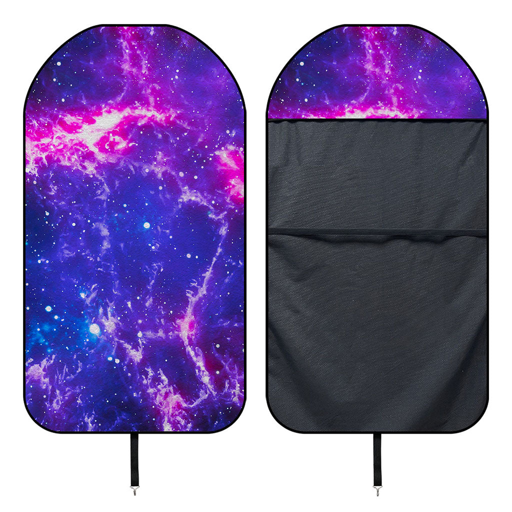 Dark Purple Universe Galaxy Space Print Waterproof Car Seat Cover