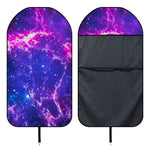 Dark Purple Universe Galaxy Space Print Waterproof Car Seat Cover