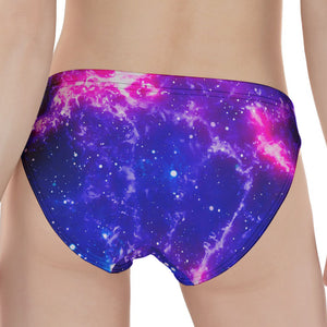 Dark Purple Universe Galaxy Space Print Women's Panties