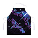 Dark Sagittarius Zodiac Sign Print Adjustable Apron