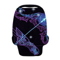 Dark Sagittarius Zodiac Sign Print Baby Seat Cover