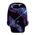 Dark Sagittarius Zodiac Sign Print Baby Seat Cover
