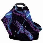 Dark Sagittarius Zodiac Sign Print Baby Seat Cover
