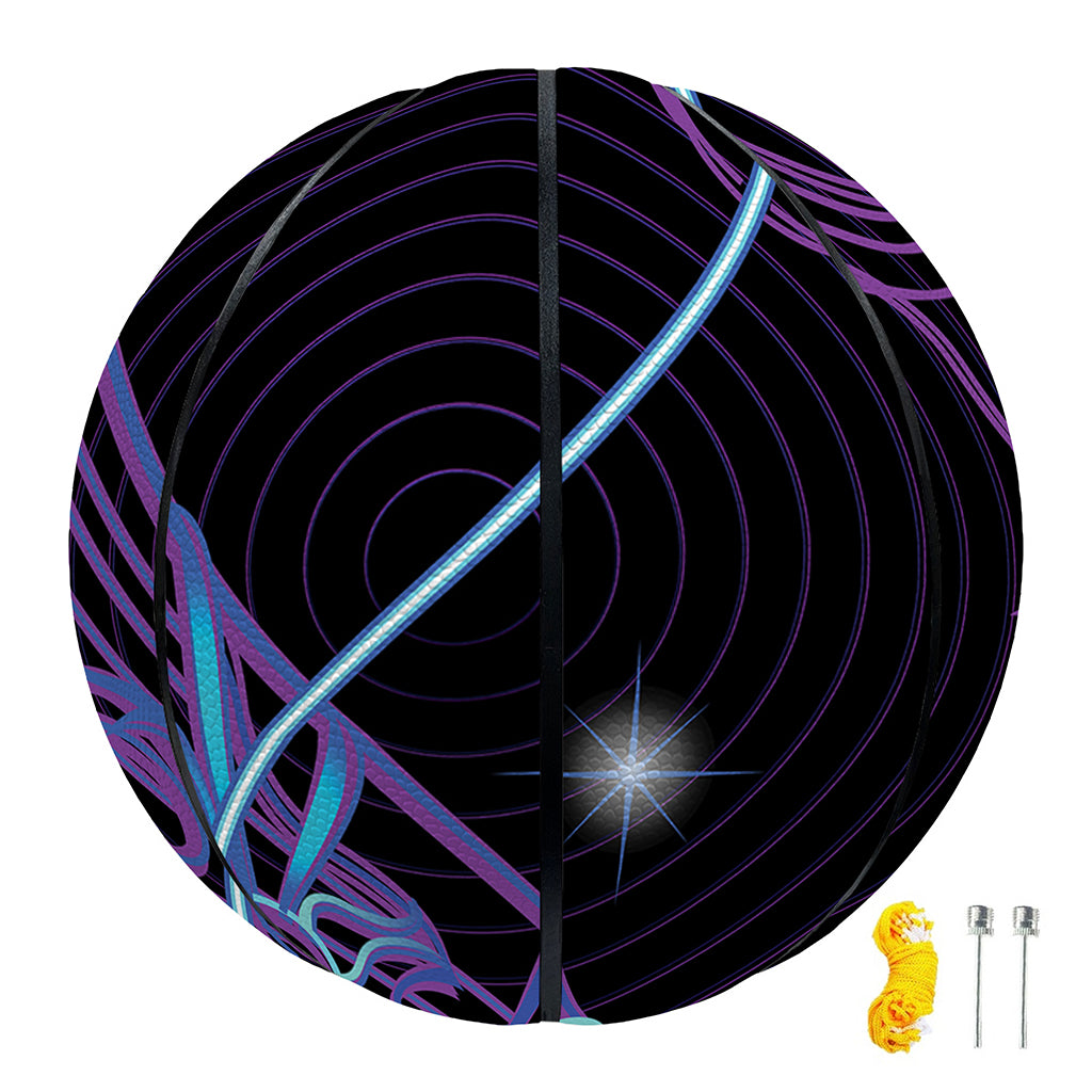 Dark Sagittarius Zodiac Sign Print Basketball