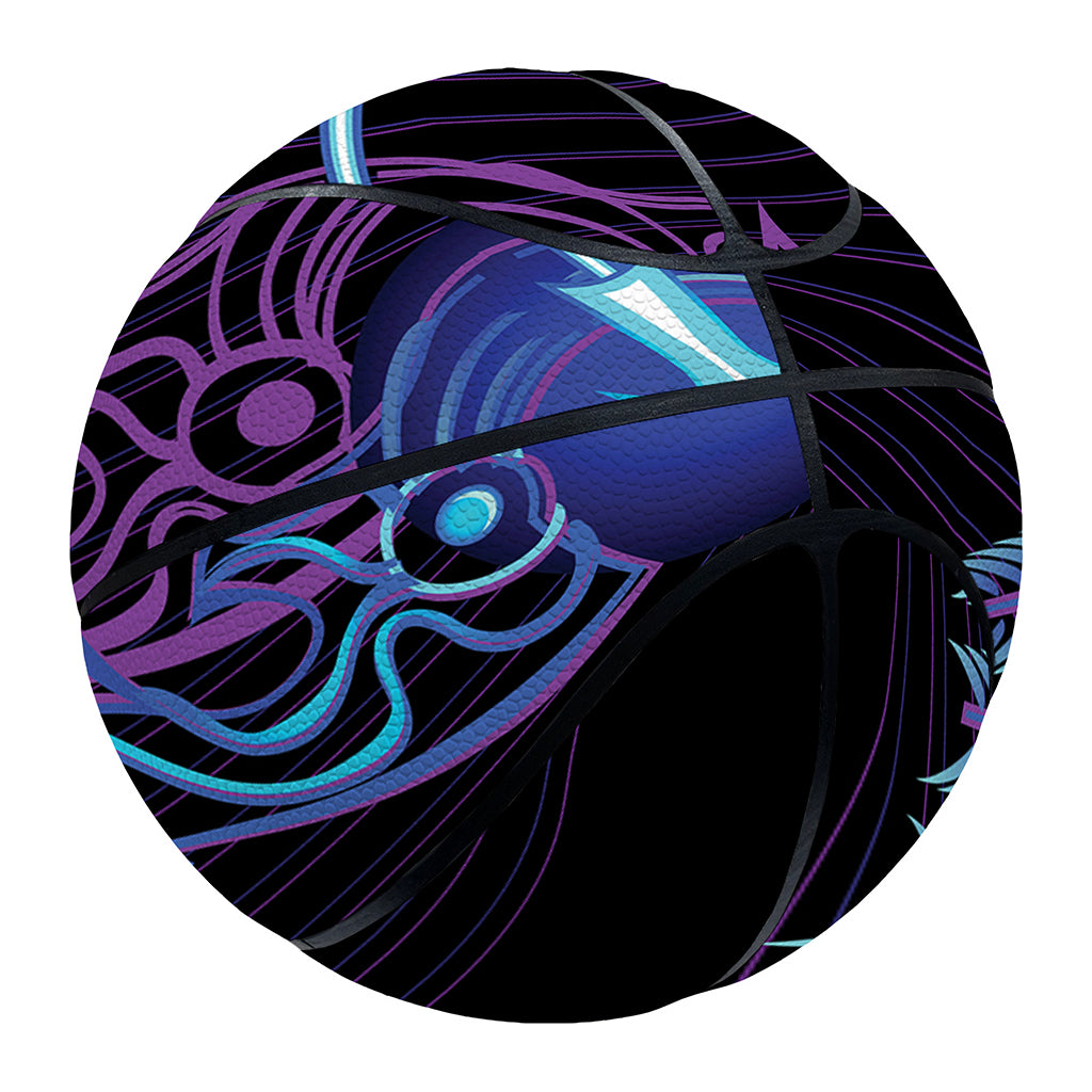Dark Sagittarius Zodiac Sign Print Basketball