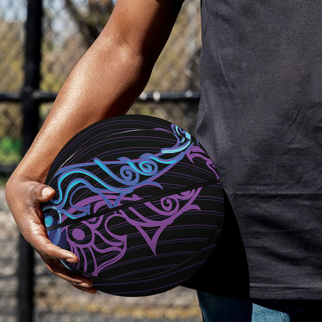 Dark Sagittarius Zodiac Sign Print Basketball