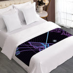 Dark Sagittarius Zodiac Sign Print Bed Runner