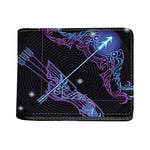 Dark Sagittarius Zodiac Sign Print Bifold Wallet
