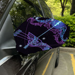 Dark Sagittarius Zodiac Sign Print Car Side Mirror Covers