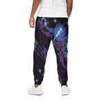 Dark Sagittarius Zodiac Sign Print Cotton Pants