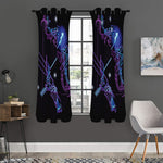 Dark Sagittarius Zodiac Sign Print Curtain