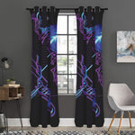 Dark Sagittarius Zodiac Sign Print Curtain