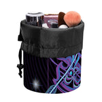 Dark Sagittarius Zodiac Sign Print Drawstring Makeup Bag