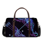 Dark Sagittarius Zodiac Sign Print Duffle Bag
