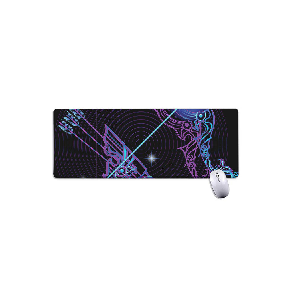 Dark Sagittarius Zodiac Sign Print Extended Mouse Pad
