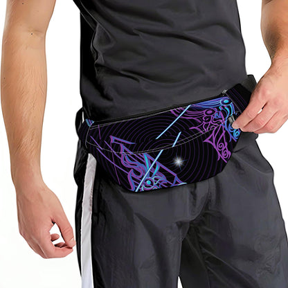 Dark Sagittarius Zodiac Sign Print Fanny Pack