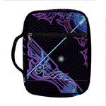 Dark Sagittarius Zodiac Sign Print Front Pocket Bible Bag