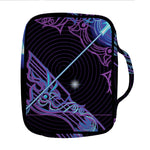 Dark Sagittarius Zodiac Sign Print Front Pocket Bible Bag