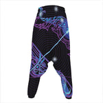 Dark Sagittarius Zodiac Sign Print Hammer Pants
