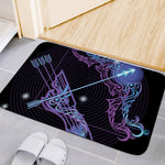 Dark Sagittarius Zodiac Sign Print Indoor Door Mat