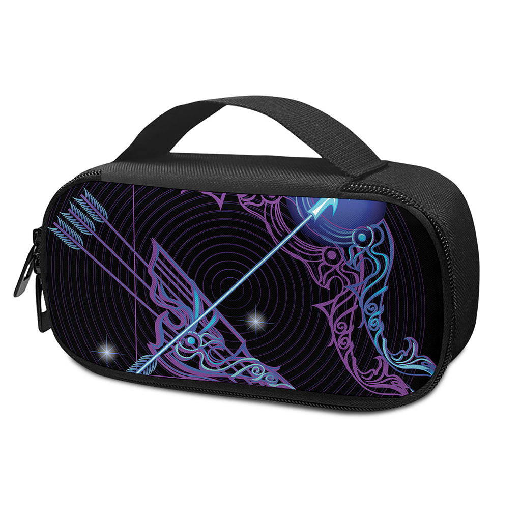 Dark Sagittarius Zodiac Sign Print Insulin Cooler Travel Case