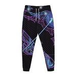 Dark Sagittarius Zodiac Sign Print Jogger Pants