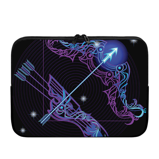 Dark Sagittarius Zodiac Sign Print Laptop Sleeve