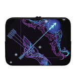 Dark Sagittarius Zodiac Sign Print Laptop Sleeve