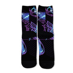 Dark Sagittarius Zodiac Sign Print Long Socks