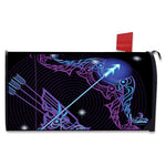 Dark Sagittarius Zodiac Sign Print Mailbox Cover