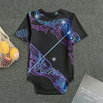 Dark Sagittarius Zodiac Sign Print Men's Bodysuit