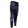 Dark Sagittarius Zodiac Sign Print Men's Compression Pants