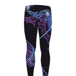 Dark Sagittarius Zodiac Sign Print Men's leggings