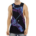 Dark Sagittarius Zodiac Sign Print Men's Muscle Tank Top